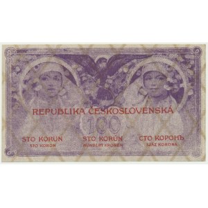 Czechosłowacja, 100 koron 1919 - falsyfikat z epoki -