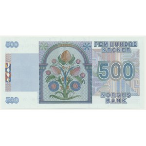 Norwegia, 500 koron 1991