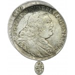 Augustus III of Poland, 2/3 Thaler Dresden 1760 FWôF - EXTREMELY RARE