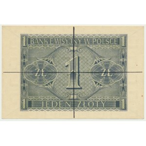 1 złoty 1941 - WZÓR PRODUKCYJNY - AB -