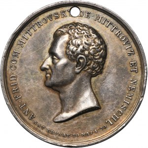 Austria, Ferdynand I, Medal 50. rocznica służby Antona Friedricha Grafa Mittrovsky von Mittrovitza i Nemischla 1841