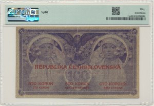 Czechosłowacja, 100 koron 1919 - PMG 30 - DUŻA RZADKOŚĆ