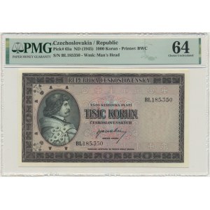 Czechoslovakia, 1.000 Korun (1945) - PMG 64