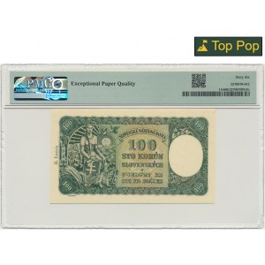 Słowacja, 100 koron 1940 - II Emisja - WZÓR - PMG 66 EPQ