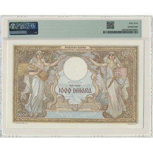 Jugosławia, 1.000 dinarów 1931 - PMG 64