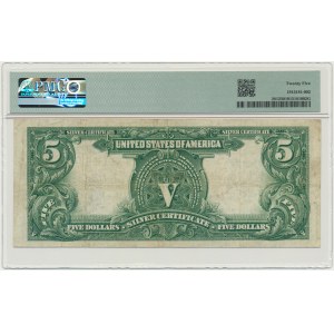 USA, Silver Certificate, 5 Dollars 1899 - Speelman & White - PMG 25
