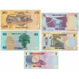 Sierra Leone, lot 1-20 Leone 2022 (5 pcs.)