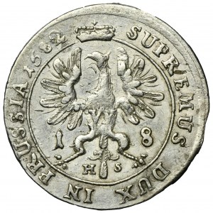Germany, Brandenburg-Prussia, Friedrich Wilhelm, 1/4 Thaler Königsberg 1682 HS - UNLISTED