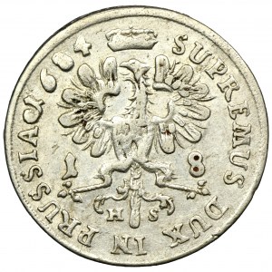 Germany, Brandenburg-Prussia, Friedrich Wilhelm, 1/4 Thaler Königsberg 1684 HS