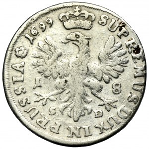 Germany, Brandenburg-Prussia, Friedrich III, 1/4 Thaler Königsberg 1699 SD