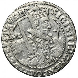 Sigismund III Vasa, 1/4 Thaler Bromberg 1622 - PRVS M