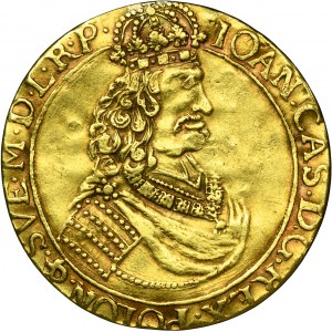 Jean II Casimir, 3 Ducats (donation) Toruń 1659 - RARE