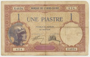 French Indochina, 1 Piastre (1927-1931)