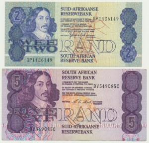 Jižní Afrika, sada 2-5 randů (1983-94)