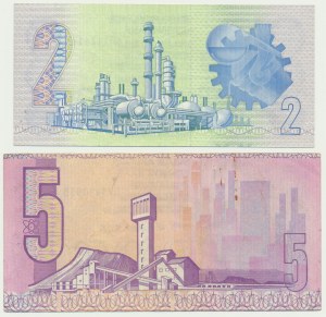 Jižní Afrika, sada 2-5 randů (1983-94)
