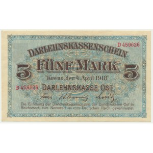 Kaunas, 5 značiek 1918 - D -