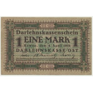 Kowno, 1 Mark 1918 - A -