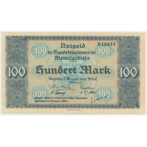 Memel, 100 Mark 1922