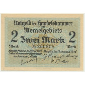 Memel, 2 Mark 1922