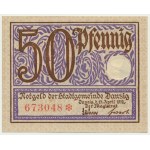 Gdańsk, 50 fenigów 1919 - fioletowy - rzadszy ze stemplem UNGULTIG