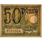 Danzig, 50 Pfennig 1919 - green -