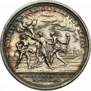 Poniatowski, Kidnapping the King Medal 1771 Oexlein