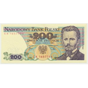 200 złotych 1982 - CA -