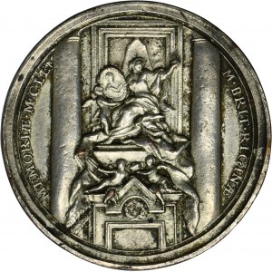 Medal on the consecration of the tomb monument for Maria Clementina Sobieska