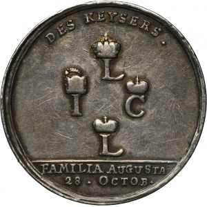 Silesia, Birthday medal of Archduke Leopold 1700 - RARE