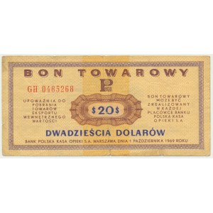 Pewex, 20 dolarów 1969 - GH -