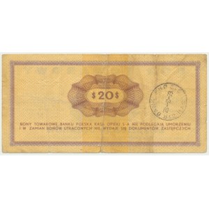 Pewex, 20 dolarów 1969 - GH -