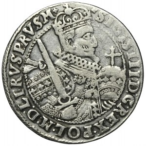 Sigismund III Vasa, 1/4 Thaler Bromberg 1623 - PRVS M