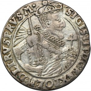 Sigismund III Vasa, 1/4 Thaler Bromberg 1623 - PRVS M