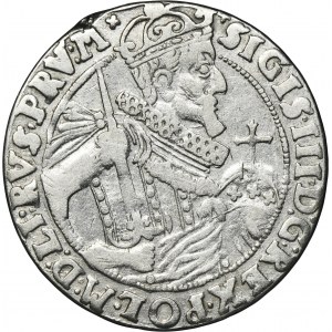 Sigismund III Vasa, 1/4 Thaler Bromberg 1624 - PRV M