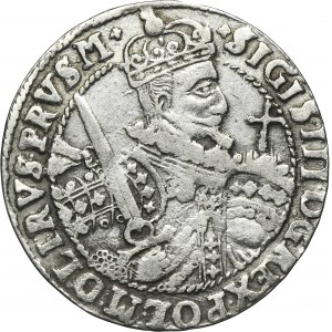 Sigismund III Vasa, 1/4 Thaler Bromberg 1622 - PRVS M