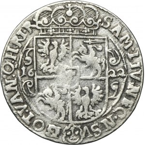 Sigismund III Vasa, 1/4 Thaler Bromberg 1622 - PRVS M