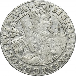 Sigismund III Vasa, 1/4 Thaler Bromberg 1622 - PRV M