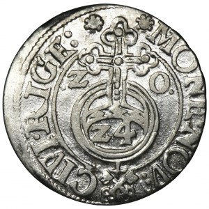 Sigismund III Vasa, 3 Polker Riga 1620 - RARE