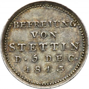 Pomerania, City of Szczecin, Medal Liberation of Stettin 1813