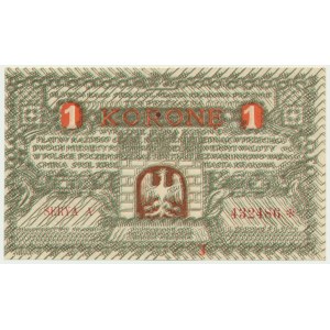 Kraków, 1 korona 1919 - A -