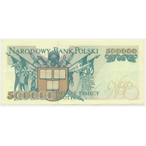500.000 złotych 1993 - A - pierwsza seria - RZADKA