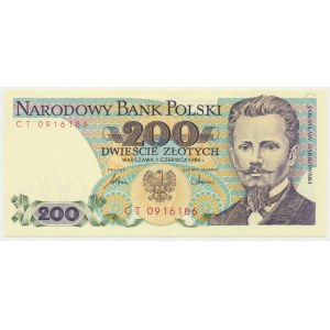 200 zloty 1986 - CT -.