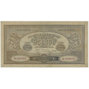 250,000 marks 1923 - AA - first series
