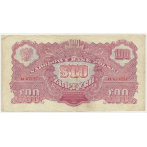 100 złotych 1944 ...owym - AA - RZADKIE