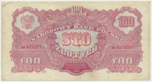 100 złotych 1944 ...owym - AA - RZADKIE