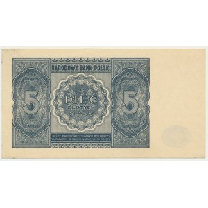 5 gold 1946 - blue-gray variety