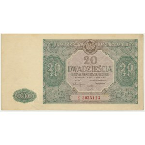 20 złotych 1946 - E -