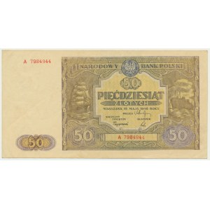 50 zloty 1946 - A - first series