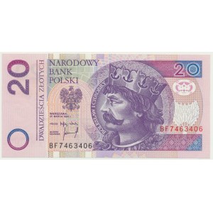 20 złotych 1994 - BF - rzadka seria