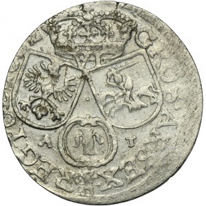 Jan II Kazimierz, Szóstak Kraków 1662 AT - jedna obwódka